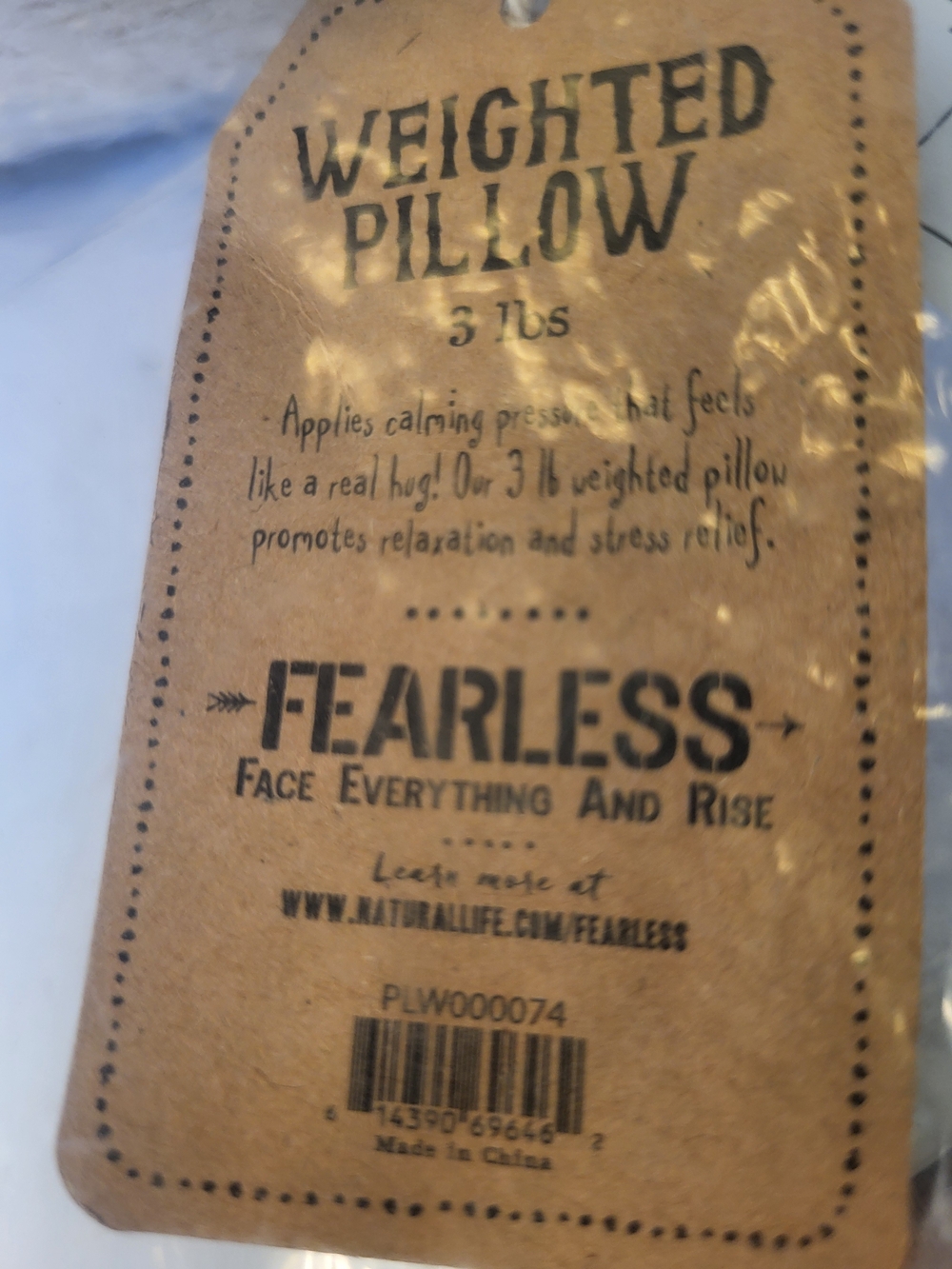 Natural Life Warm Hug Heart Cozy Weighted Pillow NWT - Picture 6 of 7